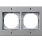 GIRA - GGI021265 Abdeckrahmen 2f Gira TX_44 (WG UP) F Alu