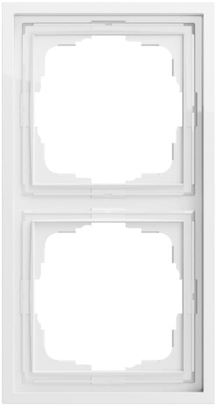 GIRA - GIR021280 PLACCA 2-M GIRA F300 BNC PURO