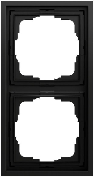 GIRA - GGI021284 PLACCA 2-M GIRA F300 NERO O(VERN.)