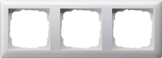 GIRA - GIR021303 Abdeckrahmen 3f Standard 55 Reinweiss
