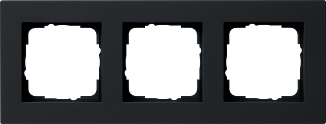 GIRA - GIR0213095 PLACCA 3-M PIATTO GIRA E2 NERO O