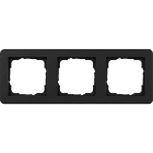 GIRA - GIR0213153 PLACCA 3-M GIRA E1 NERO O