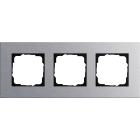 GIRA - GIR021317 Abdeckrahmen 3f Gira Esprit Aluminium