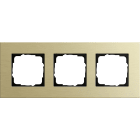 GIRA - GIR0213217 Abdeckrahmen 3f Gira Esprit Alum.Hellgol