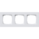 GIRA - GIR0213225 Abdeckrahmen 3f flach Gira E2 Reinweiss