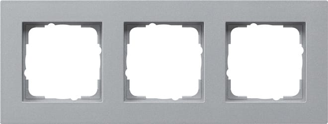 GIRA - GGI0213255 Abdeckrahmen 3f flach Gira E2 F Alu