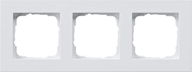 GIRA - GIR0213295 Abdeckrahmen 3f flach Gira E2 Reinweiss