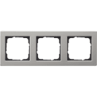 GIRA - GIR021333 Abdeckrahmen 3f Gira E2 Edelstahl