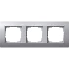 GIRA - GIR021336 Abdeckrahmen 3f Zwischenr. F Alu Gira Ev