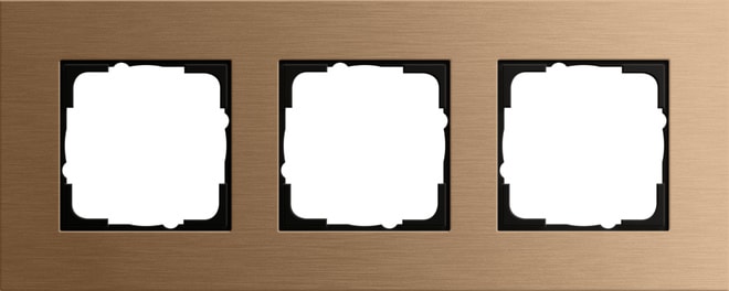 GIRA - GGI021338 Abdeckrahmen 3f Gira Esprit Bronze
