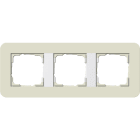 GIRA - GGI0213417 Abdeckrahmen 3f Gira E3 Sand/Reinweiss