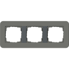 GIRA - GIR0213423 Abdeckrahmen 3f Gira E3 Dklgrau/Anthrazi