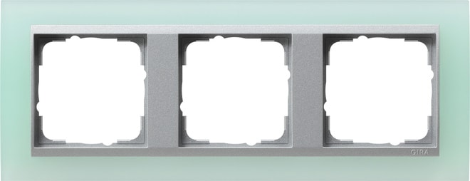 GIRA - GIR021351 Abdeckrahmen 3f Zwischenr. F Alu Gira Ev