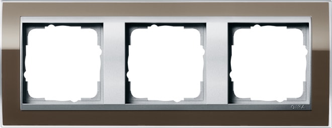 GIRA - GIR0213766 Abdeckrahmen 3f Zwischenr. F Alu Gira Ev