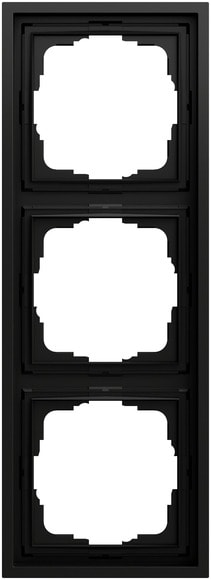 GIRA - GIR021384 PLACCA 3-M GIRA F300 NERO O(VERN.)