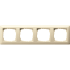 GIRA - GIR021401 PLACCA 4-M GIRA STANDARD 55 BNC CREMA