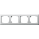 GIRA - GGI021403 PLACCA 4-M GIRA STANDARD 55 BNC PURO