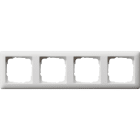 GIRA - GIR021404 Abdeckrahmen 4f Standard 55 Reinweiss m