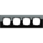 GIRA - GGI021405 Abdeckrahmen 4f Gira Esprit G Schwarz
