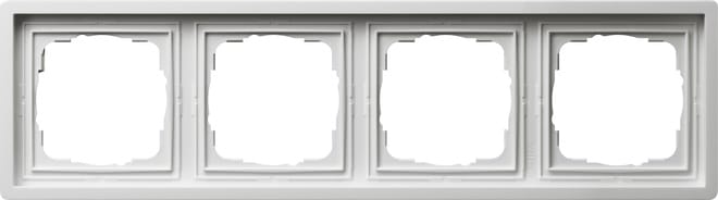 GIRA - GIR0214112 Abdeckrahmen 4f Flachenschalter Reinweis