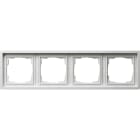 GIRA - GGI0214112 Abdeckrahmen 4f Flachenschalter Reinweis