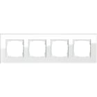 GIRA - GIR021412 Abdeckrahmen 4f Gira Esprit G Weiss