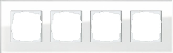 GIRA - GGI021412 Abdeckrahmen 4f Gira Esprit G Weiss