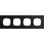 GIRA - GIR0214126 Abdeckrahmen 4f Gira Esprit Alum.Schwarz