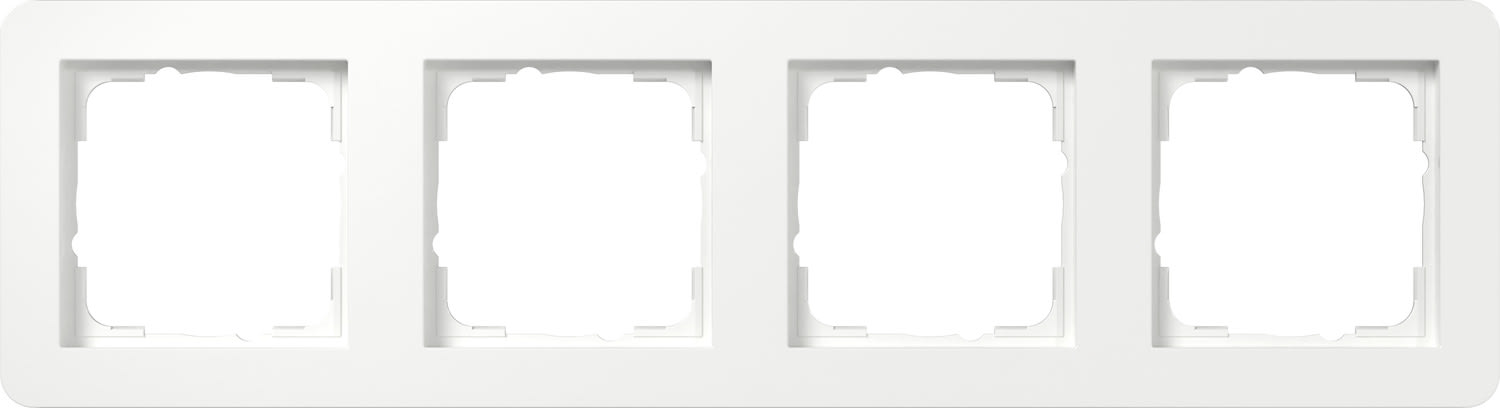 GIRA - GIR0214150 PLACCA 4-M GIRA E1 BNC PURO