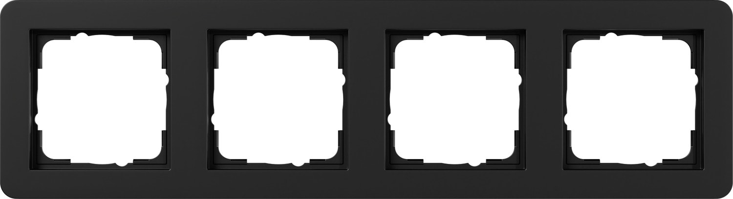 GIRA - GIR0214153 PLACCA 4-M GIRA E1 NERO O