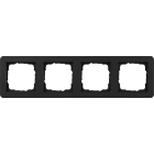 GIRA - GIR0214153 PLACCA 4-M GIRA E1 NERO O