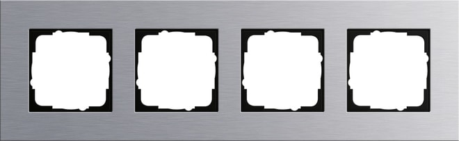 GIRA - GIR021417 MASCH. COPERTURA 4X GIRA ESPRIT ALLUMINI
