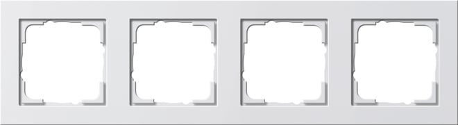 GIRA - GIR021422 Abdeckrahmen 4f Gira E2 Reinweiss m