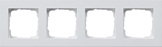 GIRA - GIR0214225 PLACCA 4-M PIATTO GIRA E2 BNC PURO S