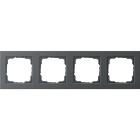 GIRA - GGI021423 PLACCA 4-M GIRA E2 ANTRACITE