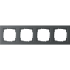 GIRA - GGI021423 PLACCA 4-M GIRA E2 ANTRACITE