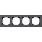 GIRA - GGI0214235 Abdeckrahmen 4f flach Gira E2 Anthrazit