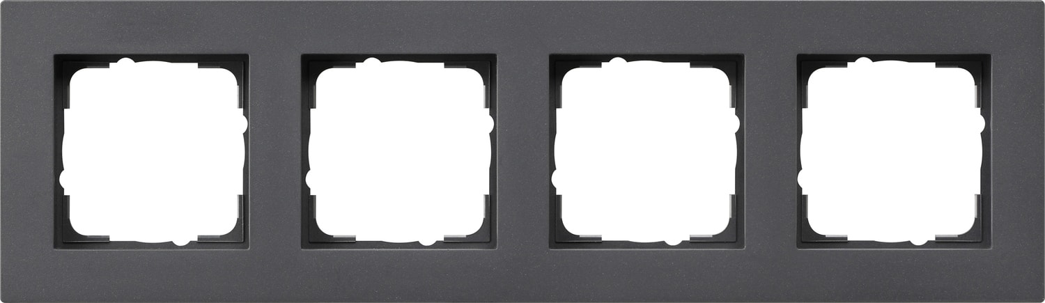 GIRA - GGI0214235 PLACCA 4-M PIATTO GIRA E2 ANTRACITE