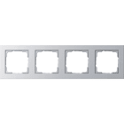 GIRA - GIR021425 Abdeckrahmen 4f Gira E2 F Alu