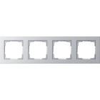 GIRA - GIR021425 Abdeckrahmen 4f Gira E2 F Alu