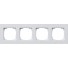 GIRA - GGI0214295 Abdeckrahmen 4f flach Gira E2 Reinweiss