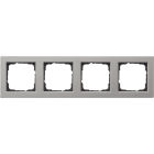 GIRA - GIR021433 Abdeckrahmen 4f Gira E2 Edelstahl