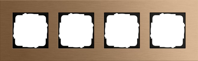 GIRA - GGI021438 Abdeckrahmen 4f Gira Esprit Bronze
