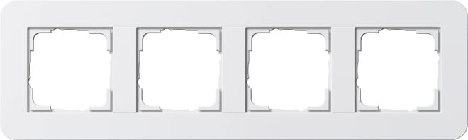 GIRA - GIR0214410 MASCH. COPERTURA 4X GIRA E3 BNC PURO/BNC