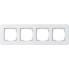 GIRA - GGI0214410 Abdeckrahmen 4f Gira E3 Reinweiss/Reinwe