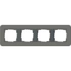 GIRA - GIR0214423 Abdeckrahmen 4f Gira E3 Dklgrau/Anthrazi
