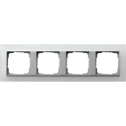 GIRA - GGI021450 Abdeckrahmen 4f Zwischenr. F Alu Gira Ev