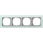 GIRA - GIR021451 PLACCA 4-M INTERM.PL. C.ALLUM.