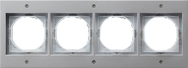 GIRA - GIR021465 Abdeckrahmen 4f Gira TX_44 (WG UP) F Alu