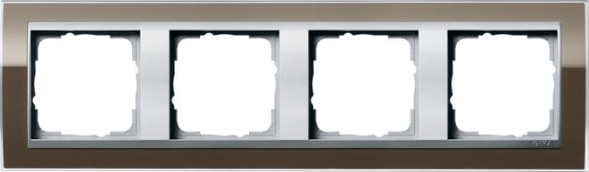 GIRA - GIR0214766 Abdeckrahmen 4f Zwischenr. F Alu Gira Ev
